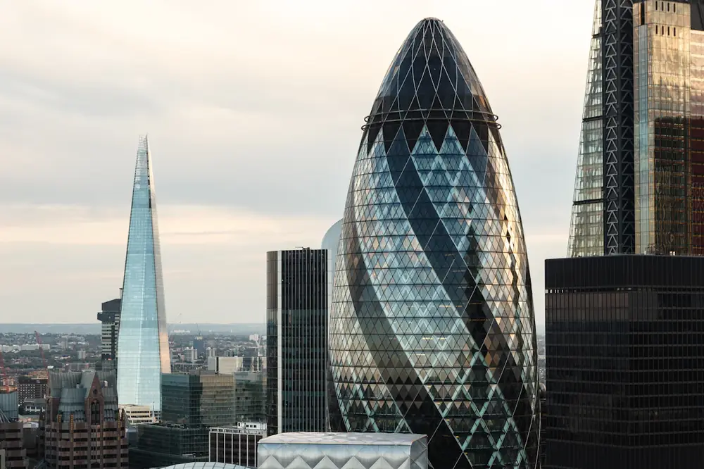 The City of London skyline